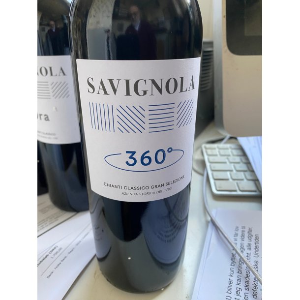 2021 "360 Grader" Chianti Classico Gran Selezione DOCG, Savignola SAV27 AV50