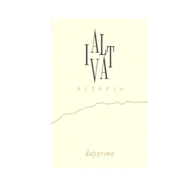 2019 Dapprimo Vino Rosso da Tavola, Altavia LIGU245