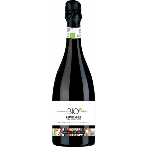 2024 Fondo Belverde, BIO  Lambrusco Grasparossa DOC, kologisk, Chiarli 164 R FORUD10