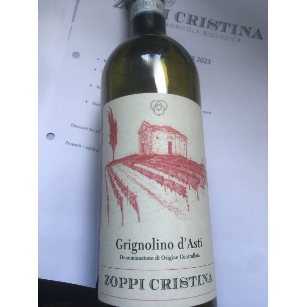 2021 Grignolino d'Asti DOC kologisk Cristina Zoppi ZK