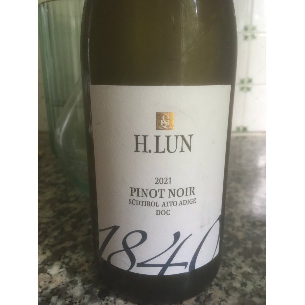 2021 Pinot Nero H. Lun, Sydtyrol/Alto Adige DOC Girlan JUB50