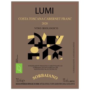 2020 LUMI Cabernet Franc Toscana IgT Sorbaiano VN25