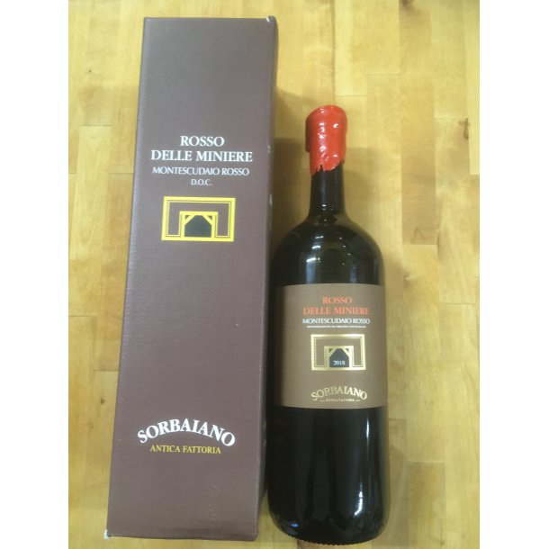 2018 MAGNUM Rosso delle Miniere Montescudaio DOC,  Fattoria di Sorbaiano JUB50 RET24
