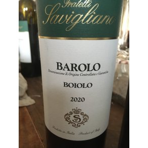 2020 Barolo cru Boiolo  DOCG Fratelli Savigliano RYD27