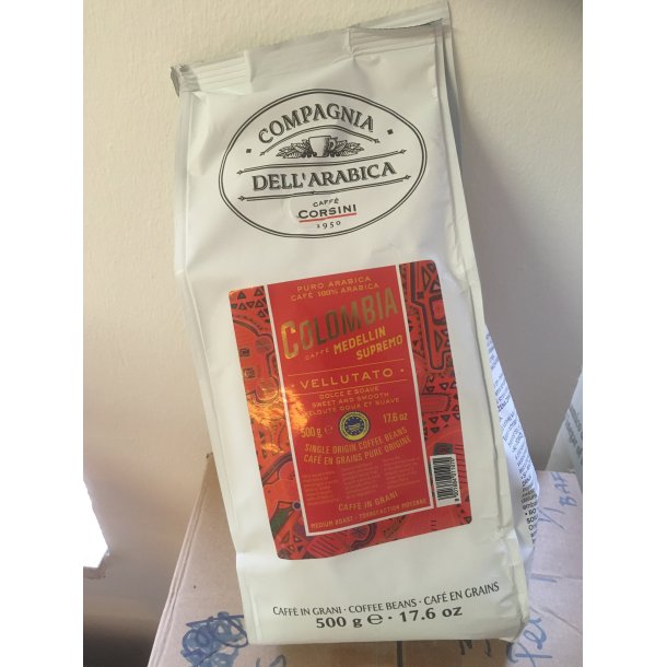 Caffe Espresso Corsini, bnner Colombia Medellin Supremo 500 gr.