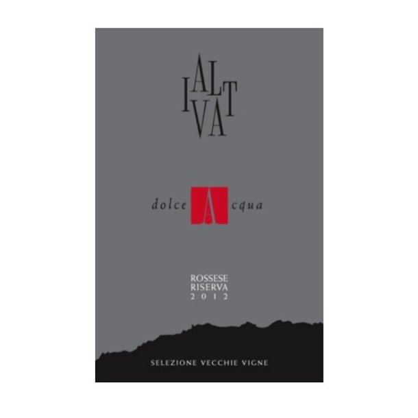2020 Rossese di Dolceacqua Superiore DOC, Altavia LIGU245