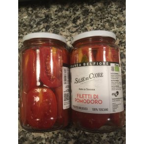 Filetti di pomodoro/Halve tomater i vand Mediterranea Belfiore