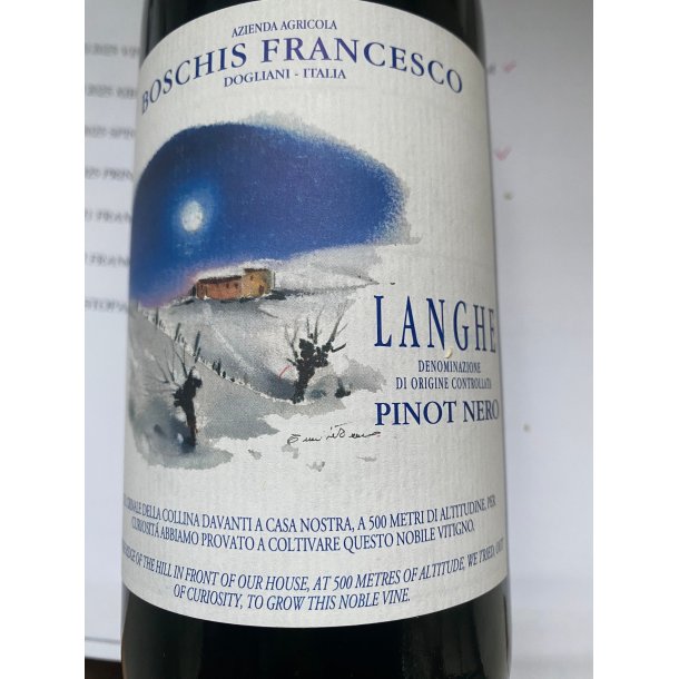 2023 Pinot Nero Langhe DOC Boschis Francesco FSOMM AV50 JULI26