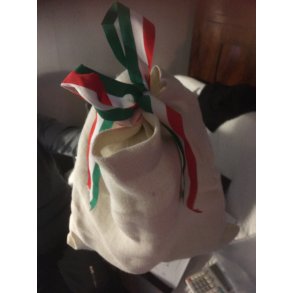 Jutesk, hvid 40 x 45 cm