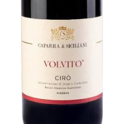 2020 VOLVITO MAGNUM Cir Rosso Classico Superiore Riserva DOC Caparra &amp; Siciliani CAP26